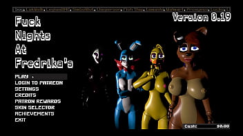 Fredrika's erotic adventure in FNAF Hentai game with BDSM and handjob elements